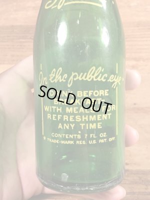 Squirt　ヴィンテージ　ガラスボトル　アドバタイジング　企業物　40’s