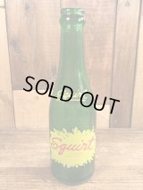 Squirt Glass Bottle　スクワート　ビンテージ　ガラスボトル　瓶　40年代