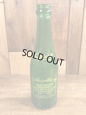 Squirt　ヴィンテージ　ガラスボトル　アドバタイジング　企業物　40’s