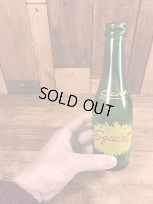Squirt　ヴィンテージ　ガラスボトル　アドバタイジング　企業物　40’s