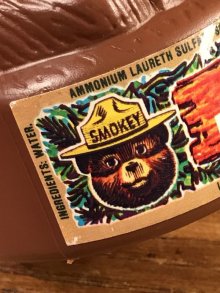 他の写真3: Smokey Bear Soaky Bubble Bath Bottle　スモーキーベア　ビンテージ　バブルバスボトル　シャンプーボトル　70年代