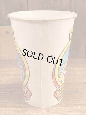 Show Biz Pizza　ヴィンテージ　ペーパーカップ　企業キャラクター　アドバタイジング　70’s