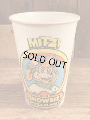 ショービズピザ ビンテージ 紙コップ アドバタイジングキャラクター 企業物 70年代