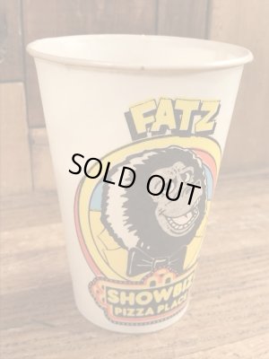 ショービズピザ　ビンテージ　ペーパーカップ　アドバタイジングキャラクター　企業物　70年代
