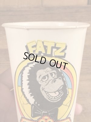 ショービズピザ　ビンテージ　ペーパーカップ　アドバタイジングキャラクター　企業物　70年代