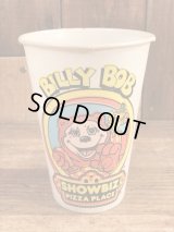 Show Biz Pizza “Billy Bob” Paper Cup　ショービズピザ　ビンテージ　ペーパーカップ　ビリーボブ　70年代