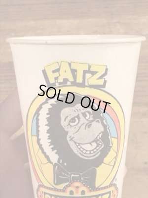 ショービズピザ　ビンテージ　ペーパーカップ　アドバタイジングキャラクター　企業物　70年代