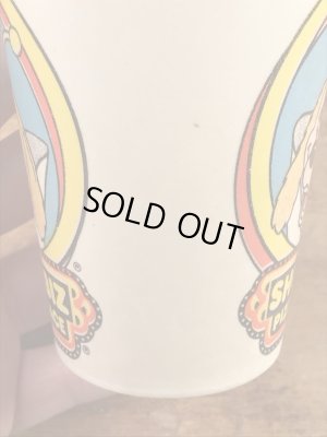 Show Biz Pizza　ヴィンテージ　ペーパーカップ　企業キャラクター　アドバタイジング　70’s