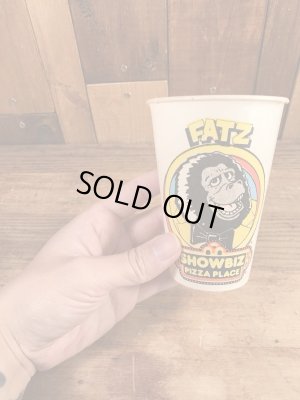 Show Biz Pizza　ヴィンテージ　紙コップ　企業キャラクター　Fatz　70’s