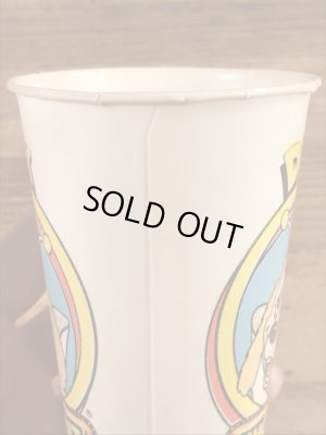 ショービズピザ　ビンテージ　紙コップ　アドバタイジングキャラクター　企業物　70年代