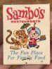 サンボレストラン　ビンテージ　マッチブック　アドバタイジングキャラクター　企業物　50~60年代