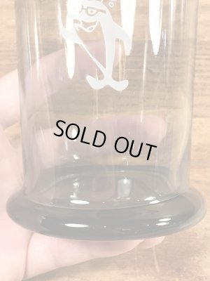 チャーリーザツナ　ヴィンテージ　ガラスコップ　企業キャラクター　ノベルティ　70’s