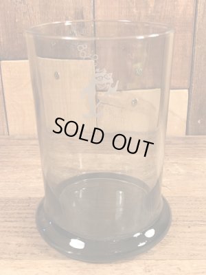 チャーリーザツナ　ヴィンテージ　ガラスコップ　企業キャラクター　ノベルティ　70’s