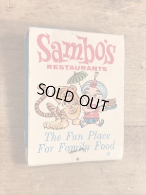 サンボレストラン　ビンテージ　マッチブック　アドバタイジングキャラクター　企業物　50~60年代