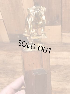 ブルドッグ　ビンテージ　トロフィー　真鍮　50年代