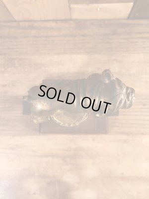 ブルドッグ　ビンテージ　トロフィー　真鍮　50年代