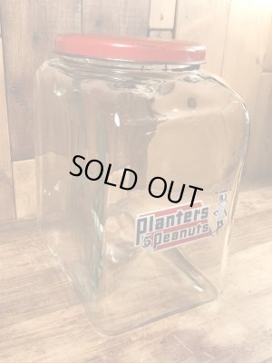 ミスターピーナッツ　ビンテージ　ガラスジャー　アドバタイジングキャラクター　企業物　~40年代