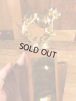 ブルドッグ　ビンテージ　トロフィー　真鍮　50年代