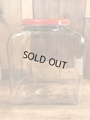 ミスターピーナッツ　ビンテージ　ガラスジャー　アドバタイジングキャラクター　企業物　~40年代