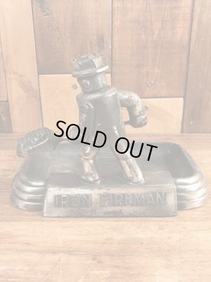 Iron Fireman　ヴィンテージ　灰皿　企業キャラクター　アドバタイジング　40’s