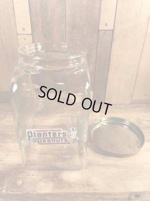 ミスターピーナッツ　ビンテージ　ガラスジャー　アドバタイジングキャラクター　企業物　~40年代