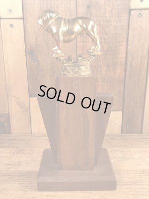 ブルドッグ　ヴィンテージ　トロフィー　ブラス　50’s