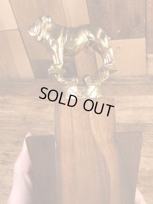 ブルドッグ　ビンテージ　トロフィー　真鍮　50年代