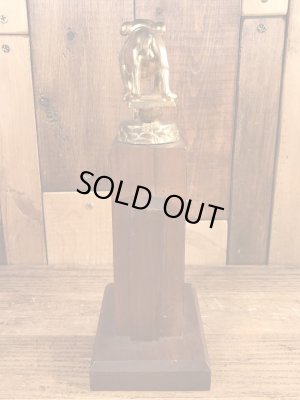 ブルドッグ　ビンテージ　トロフィー　真鍮　50年代