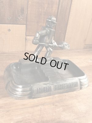 アイアンファイヤーマン　ビンテージ　アシュトレイ　アドバタイジングキャラクター　企業物　40年代