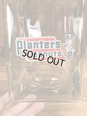 ミスターピーナッツ　ビンテージ　ガラスジャー　アドバタイジングキャラクター　企業物　~40年代