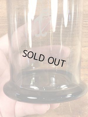 チャーリーザツナ　ヴィンテージ　ガラスコップ　企業キャラクター　ノベルティ　70’s