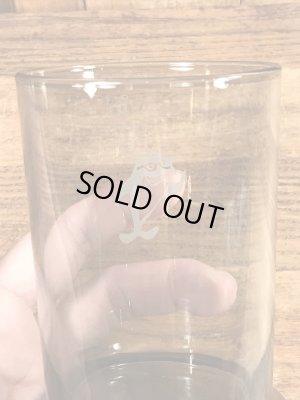 チャーリーツナ　ビンテージ　グラス　アドバタイジングキャラクター　企業物　70年代