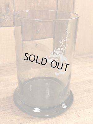 チャーリーツナ　ビンテージ　グラス　アドバタイジングキャラクター　企業物　70年代