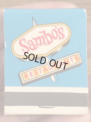 Sambo's　ヴィンテージ　マッチブック　企業キャラクター　サンボタイガー　50~60’s