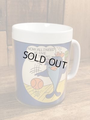 チャーリーツナ　ビンテージ　マグカップ　アドバタイジングキャラクター　企業物　70年代