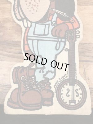 Chuck E Cheese's　ヴィンテージ　ペナント　企業キャラクター　アドバタイジング　70’s