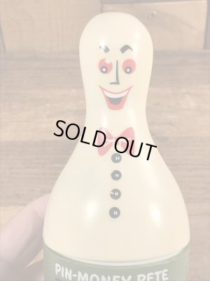 Pin-Money Pete　ヴィンテージ　貯金箱　企業キャラクター　ボーリング　70’s