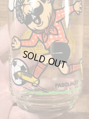 チャッキーチーズ　ヴィンテージ　グラス　アドバタイジングキャラクター　企業物　80’s