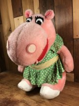 Crest Toothpaste Zoo Animal “Hippo” Plush Doll　クレスト　ビンテージ　プラッシュドール　ぬいぐるみ　70年代