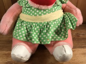 Crest Toothpaste Zoo Animal ヴィンテージ プラッシュドール 企業キャラクター ヒポ 70’s