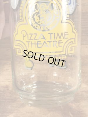 Chuck E Cheese's　ヴィンテージ　ガラスコップ　企業キャラクター　Jasper T. Jowls　80’s