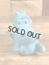 Crest Toothpaste ZooAnimal “Hippo” Finger Puppet Doll　クレスト　ビンテージ　フィンガーパペット　指人形　70年代