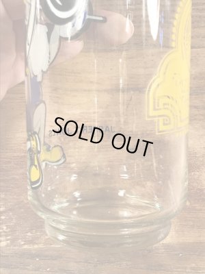 Chuck E Cheese's　ヴィンテージ　ガラスコップ　企業キャラクター　Jasper T. Jowls　80’s