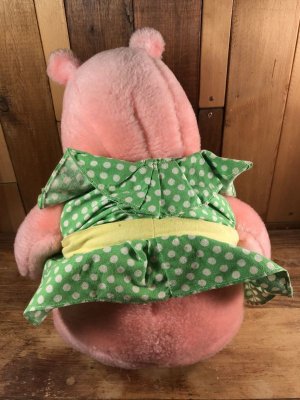 Crest Toothpaste Zoo Animal ヴィンテージ プラッシュドール 企業キャラクター ヒポ 70’s