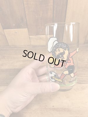 チャッキーチーズ　ヴィンテージ　グラス　アドバタイジングキャラクター　企業物　80’s