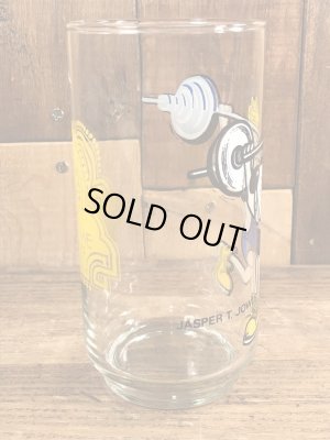 チャッキーチーズ　ビンテージ　グラス　アドバタイジングキャラクター　企業物　80年代