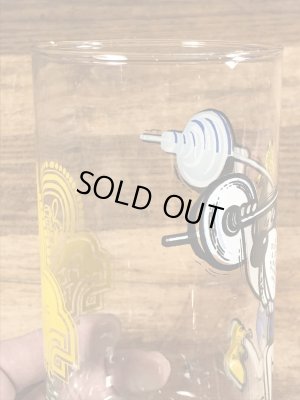 チャッキーチーズ　ビンテージ　グラス　アドバタイジングキャラクター　企業物　80年代