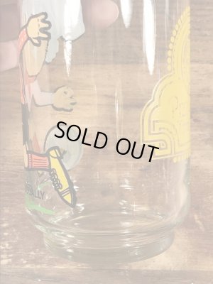 チャッキーチーズ　ヴィンテージ　グラス　アドバタイジングキャラクター　企業物　80’s