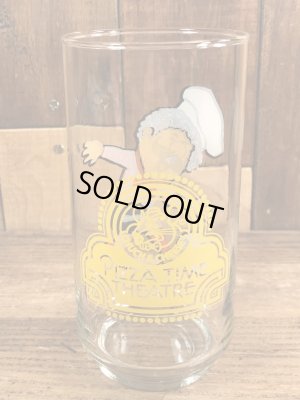 チャッキーチーズ　ヴィンテージ　グラス　アドバタイジングキャラクター　企業物　80’s