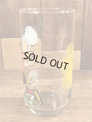 チャッキーチーズ　ヴィンテージ　グラス　アドバタイジングキャラクター　企業物　80’s